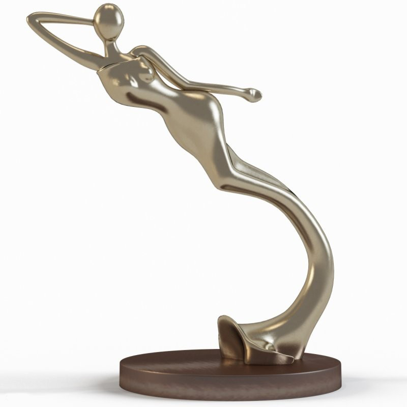 Figurine the Little Mermaid 3D Model