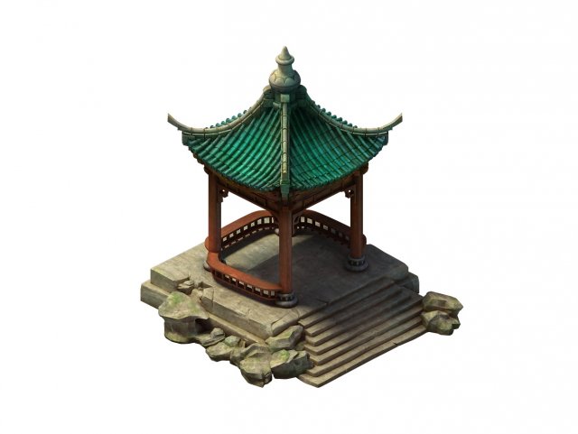 Field – pavilion 3D Model