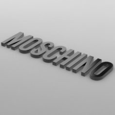 Moschino logo 3D Model