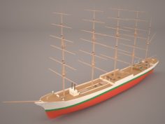 3D Steamship Konstantin 3D Model