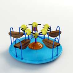 Little duck merry go round 3D Model