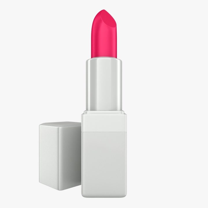Lipstick (Silver) 3D Model