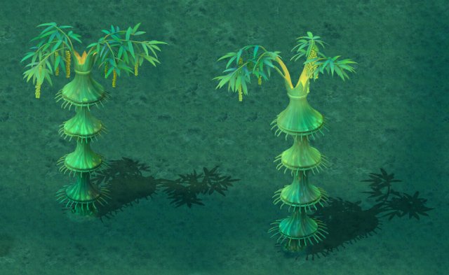 Cartoon Edition – Flower Bamboo Forest 3D Model