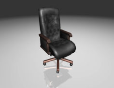 Chair 08 low poly 3D Model