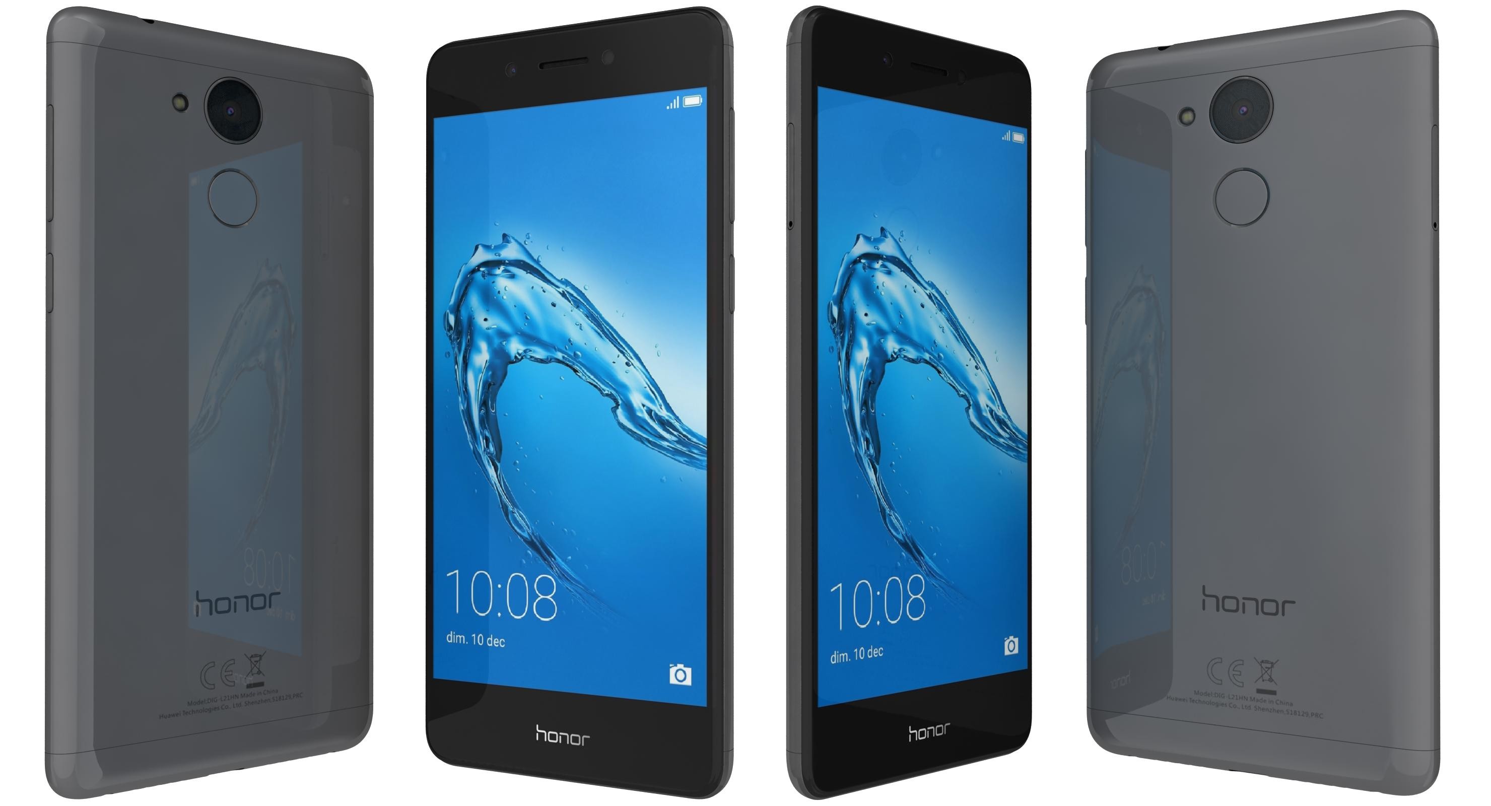 Huawei Honor 6C Gray 3D Model