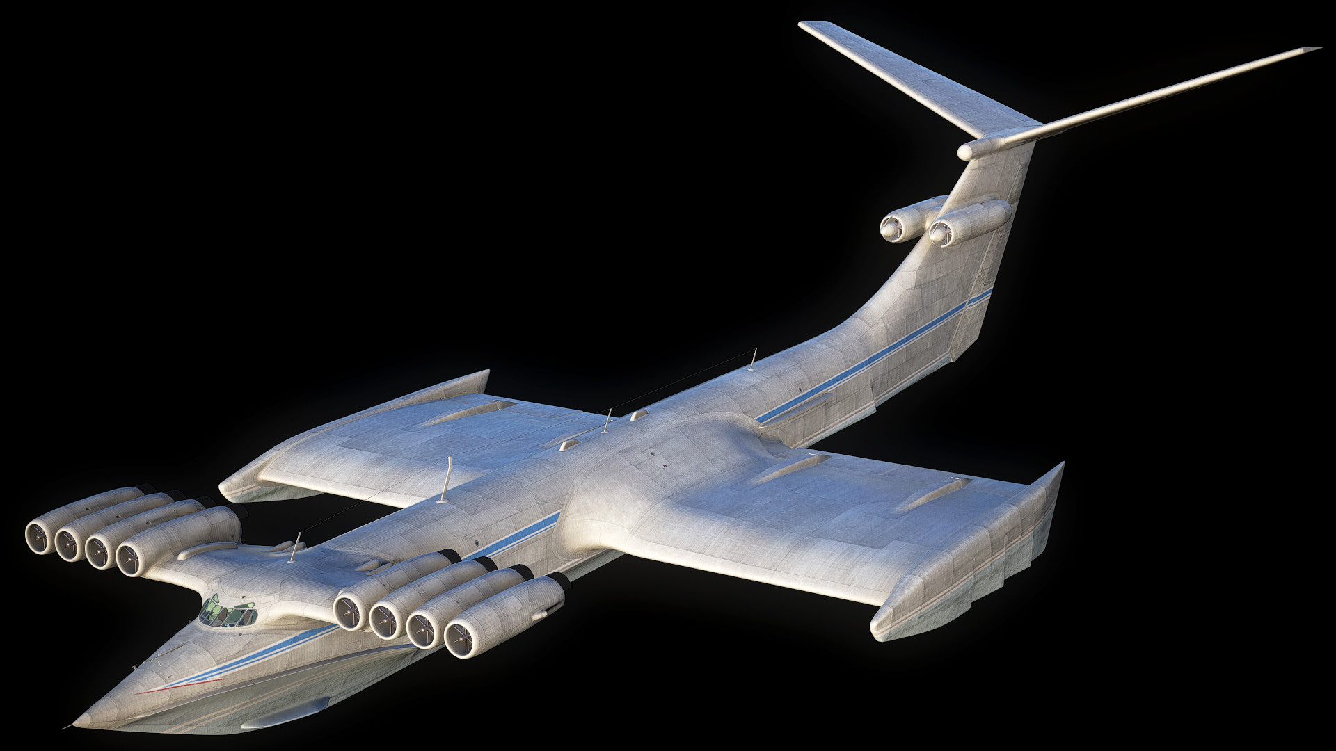 3D KM caspian monster 3D Model