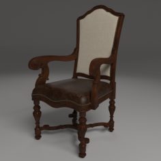 3D model Arm Chair Valencia 3D Model