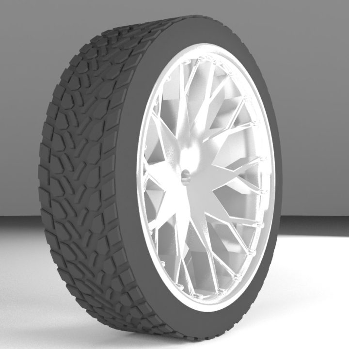 Car Wheel model 3D Model