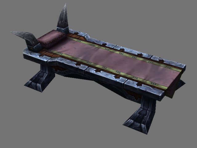 Arena game model test scenarios – nest bed -01 20 3D Model