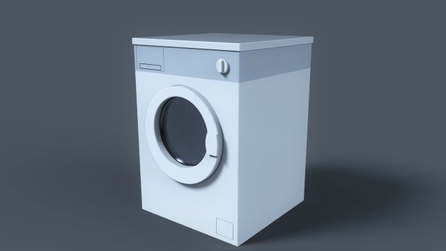 Washing Machine 3D Model