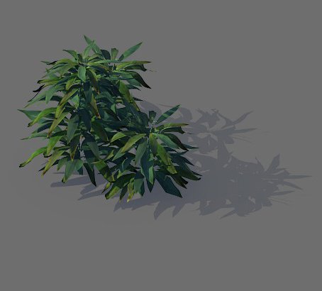 Game Model – Forest – Shrub 16 3D Model