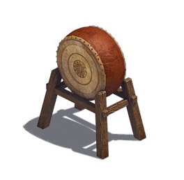 Yamen drums 3D Model