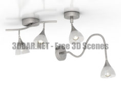 Massive AURA Sconces Lamp 3D Collection