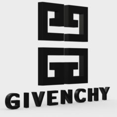 Givenchy logo 3D Model