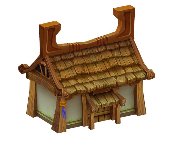 Low mold games – houses 3D Model