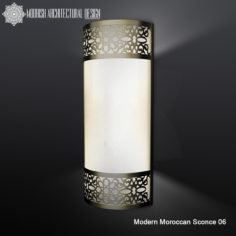 Sconce for bathroom Modern Moroccan Sconce 06 3D Model
