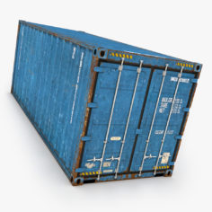 3D 20ft Shipping Container model 3D Model
