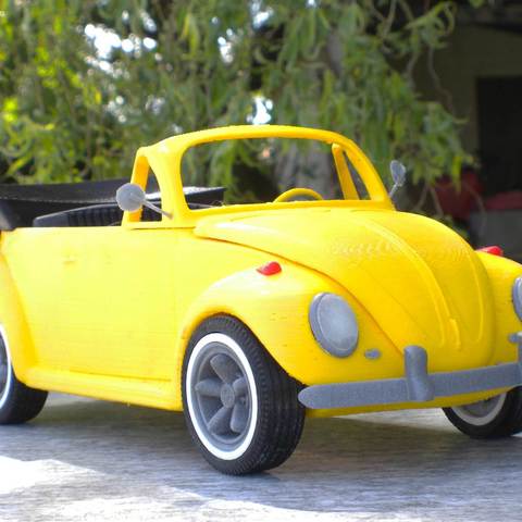 Beetle cabriolet 3D Print Model