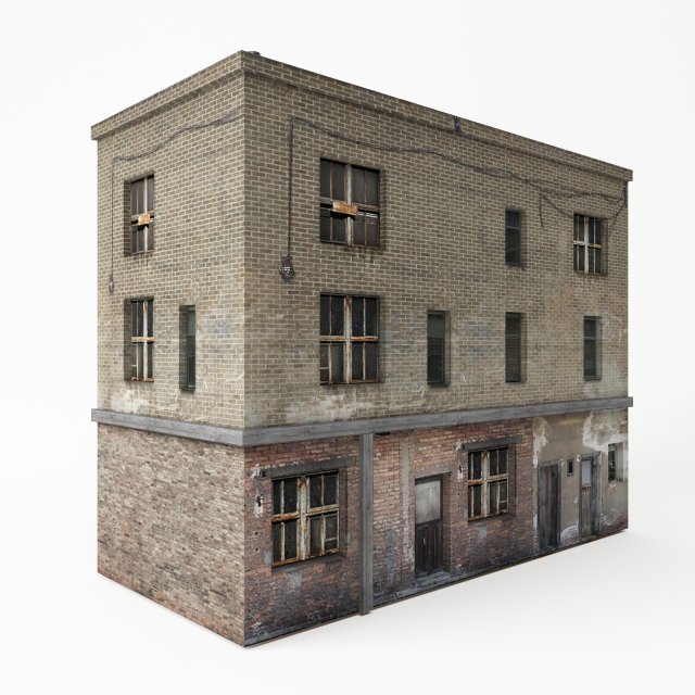 Abandoned Building II 3D Model