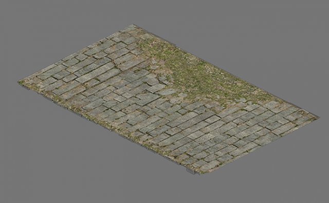 Broken – ordinary tiles 3D Model