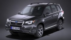 Subaru Forester 2017 3D Model
