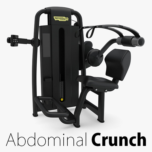 Technogym – SP Abdominal Crunch 3D model 3D Model