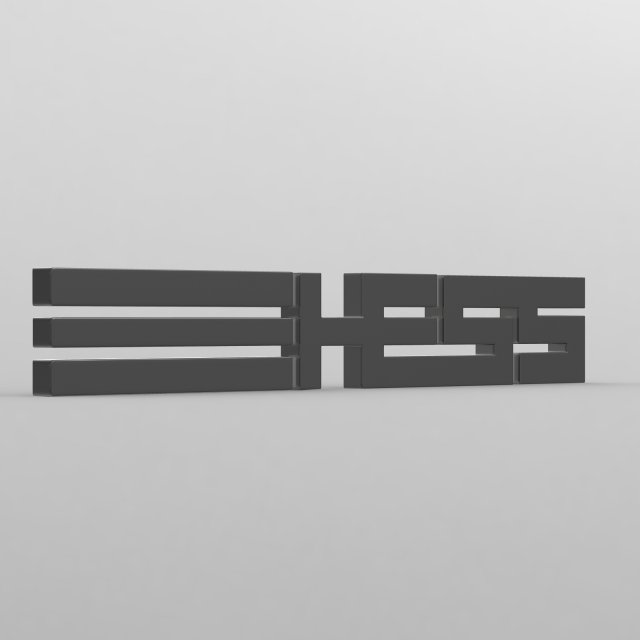 Hess logo 3D Model