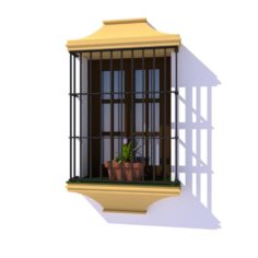Typical spanish window 3D Model