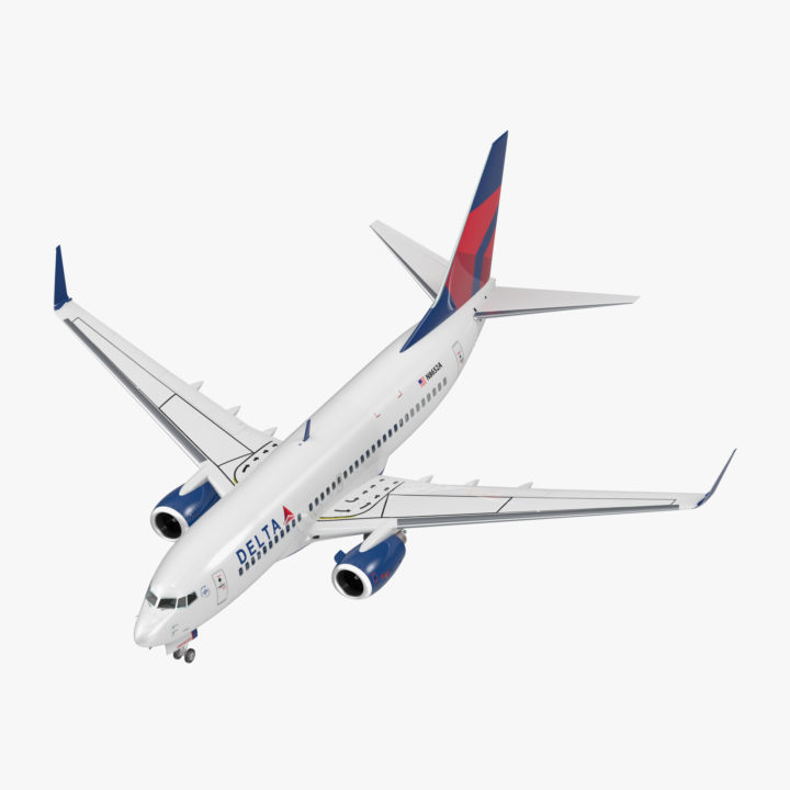 Boeing 737-700 Delta Air Lines 3D Model