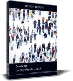 Dosch 3D – Lo Poly People Vol 1 3D Model