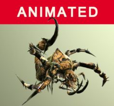 A nightmare beetle 3D Model