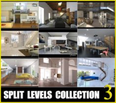 Split Levels collection 3 3D Model