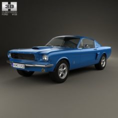 Ford Mustang Fastback 1965 3D Model