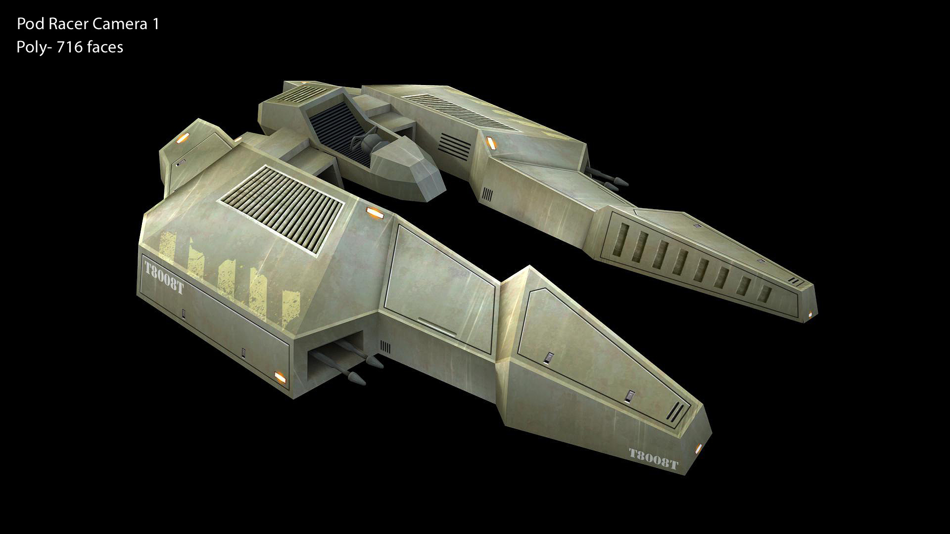 Pod Racer 3D Model