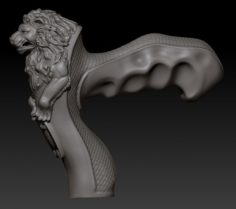 Cane lion 3D 3D Model