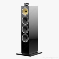 Bowers and Wilkins CM10 S2 Gloss Black 3D Model