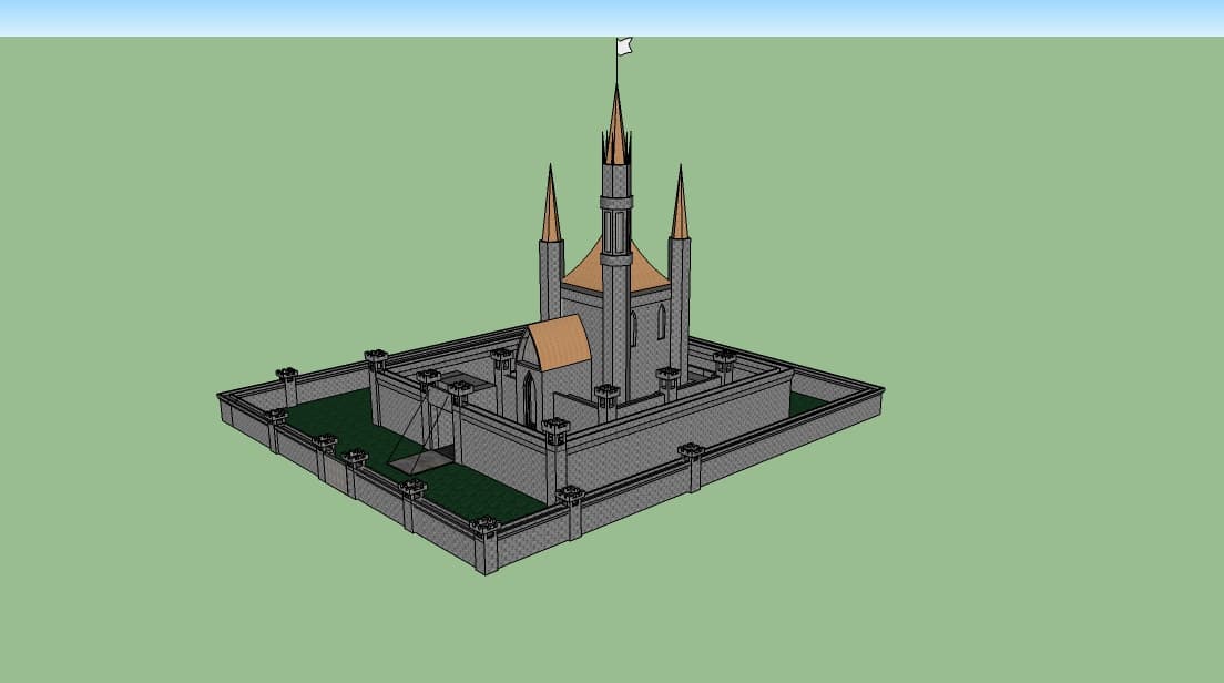3D Castle 3D Model