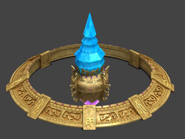 Twilight Circle – Magic Halo 3D Model