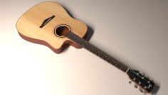 3D Acoustic Guitar Ibanez 3D Model