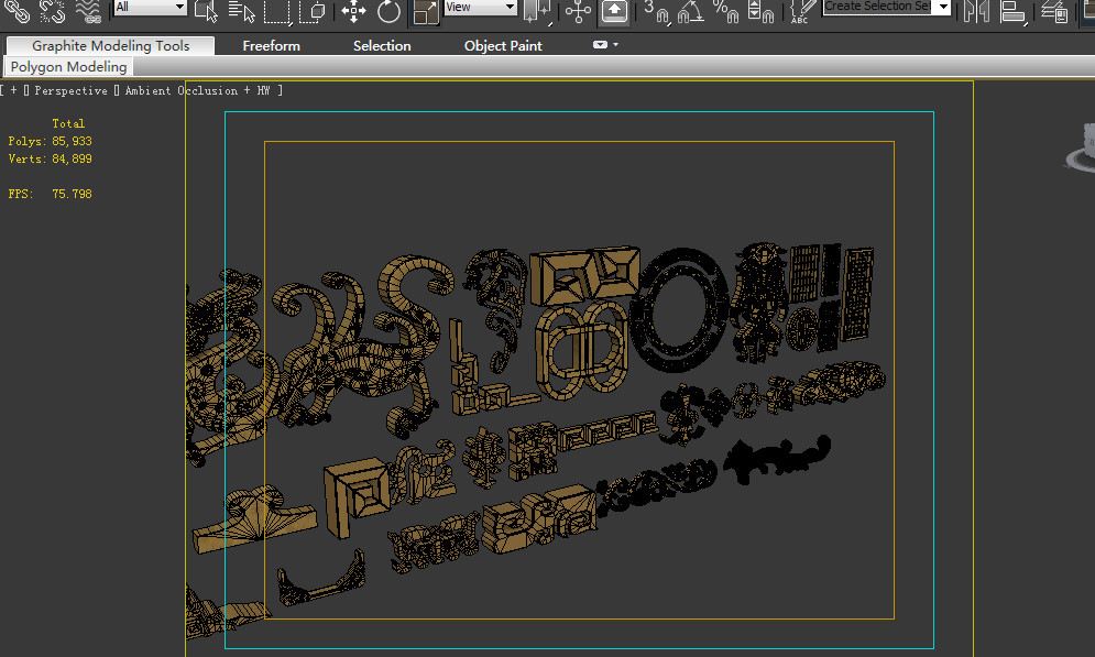 Decorative pattern 3D 3D Model