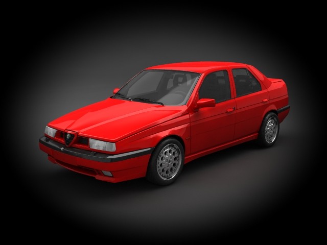 Alfa Romeo 155 Q4 1992 model 3D Model
