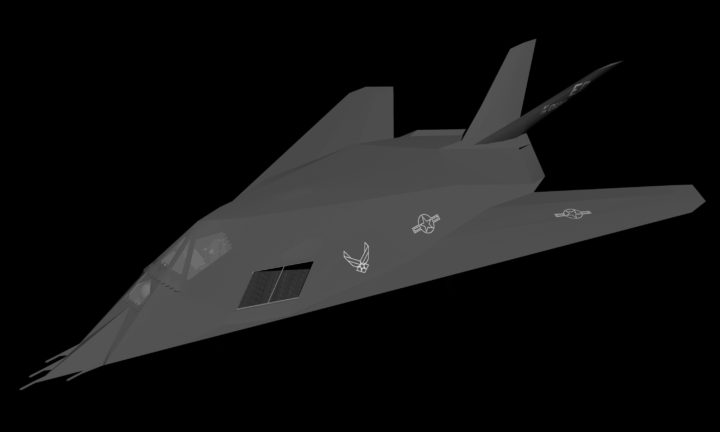F-117 3D model 3D Model