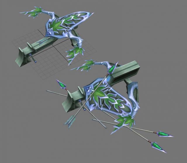 Game Model Arena – Wizard Ballista dark elves 01 3D Model