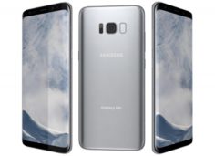 Samsung Galaxy S8 Plus Arctic Silver 3D Model