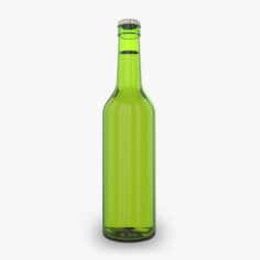 Empty Beer Bottle 3D Model