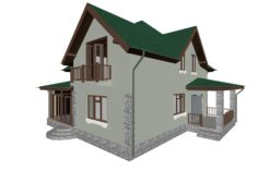 3D House KLGD_01 3D Model