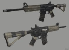 NV4 Flatline Assault Rifle Epic 3D Model