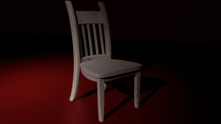 3D Old Chair 3D Model