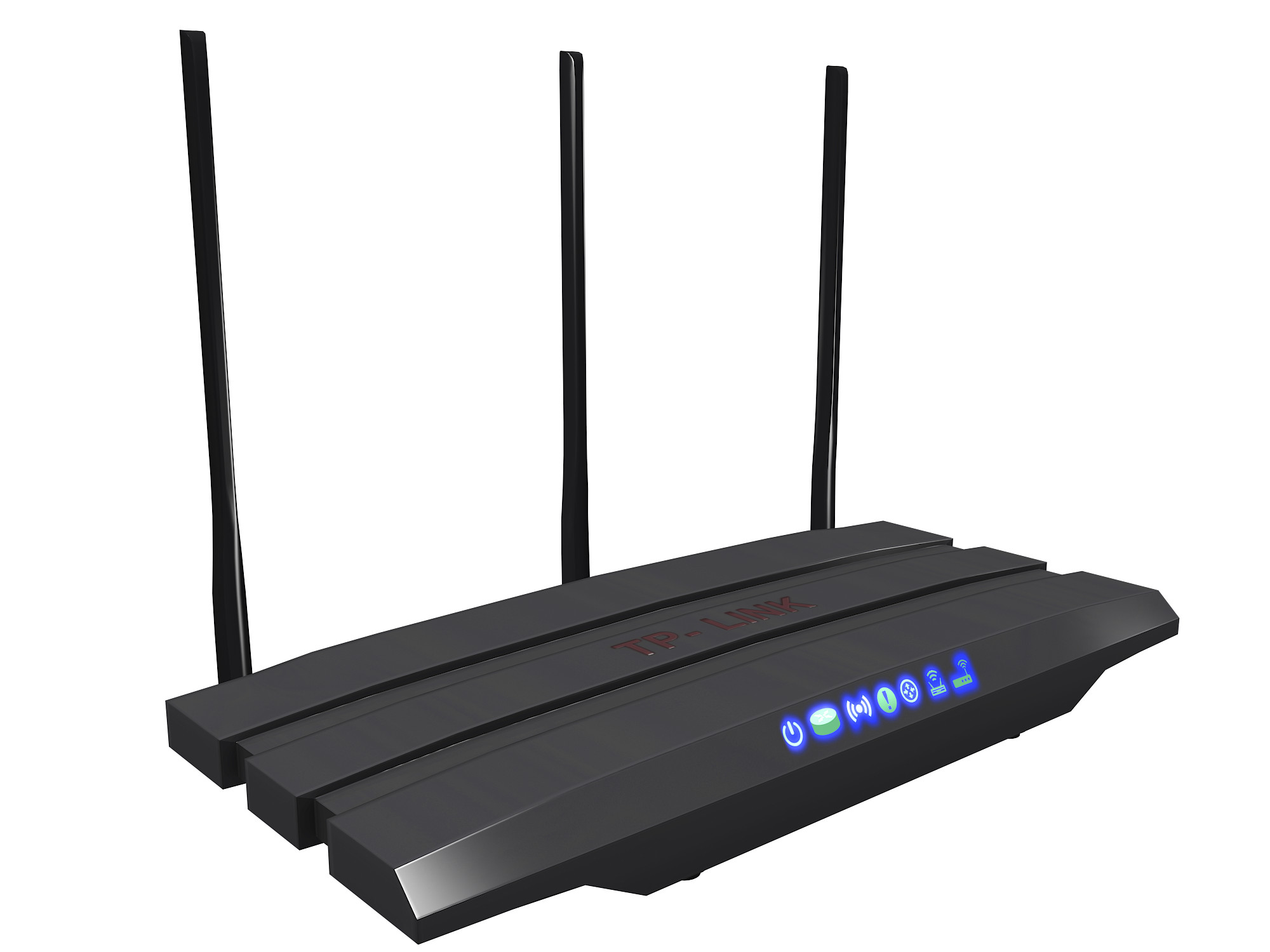 TP-Link Router 3D Model