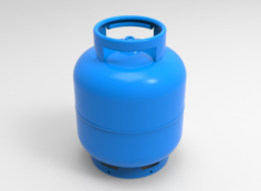 LPG Cooking Gs Bottle Cylinder Free 3D Model